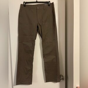 Bonobos Brownish Green Straight Leg Chinos